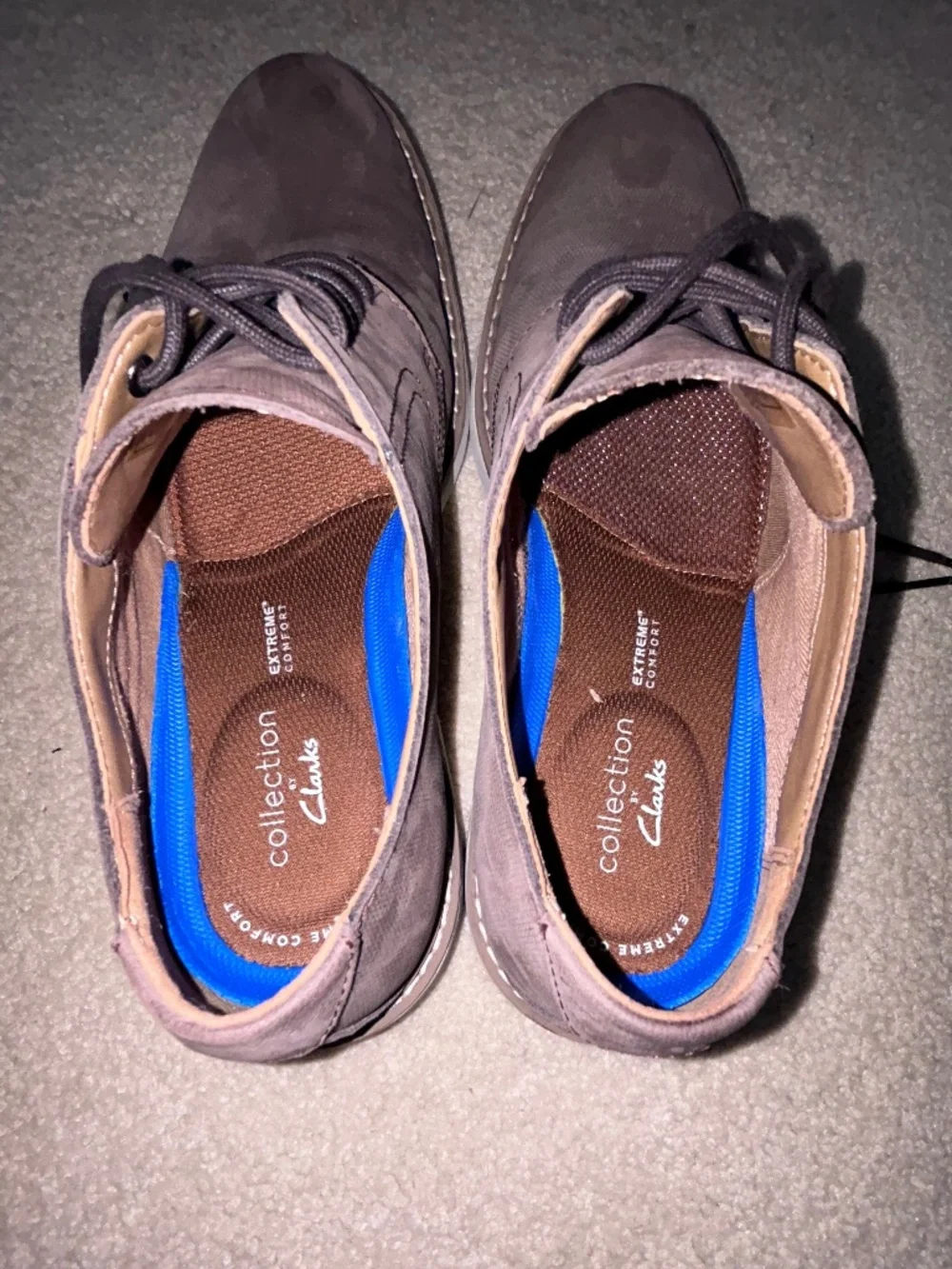 Clarks collection nubuck derby shoe 9